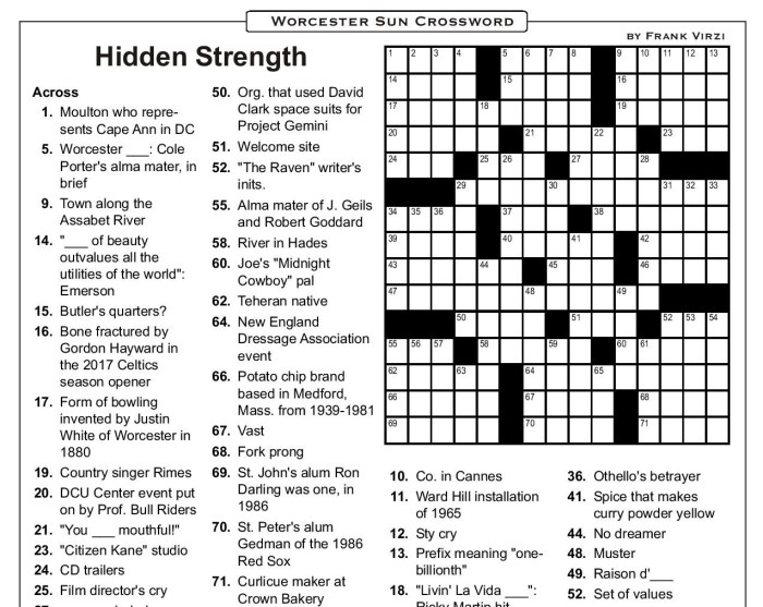 Strand in a way crossword