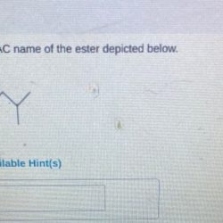 Enter the iupac name of the ester depicted below